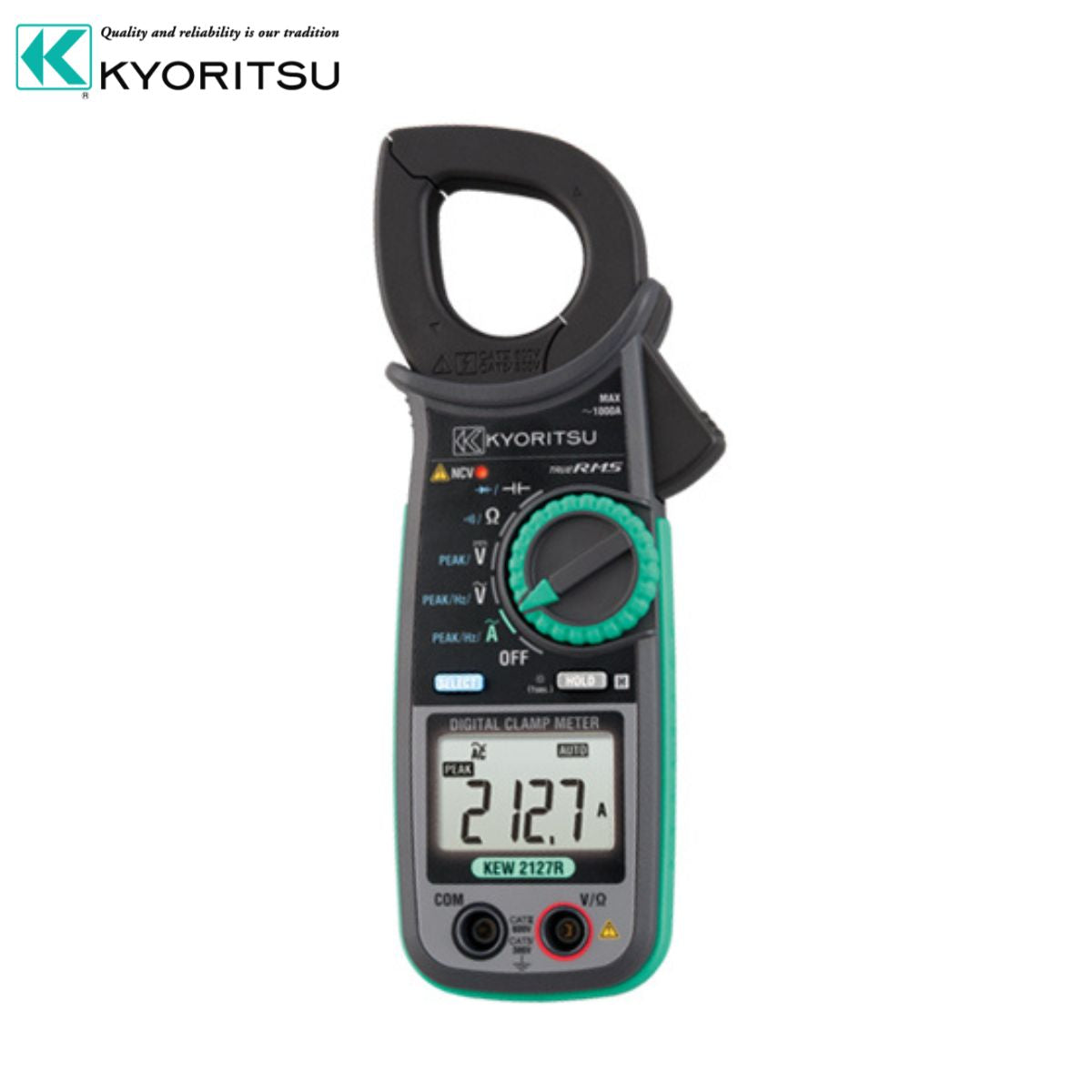 Kyoritsu 2127R AC Digital Clamp Meter Tester AC CLAMP METER KEW 2127R Accurate Reading True RMS
