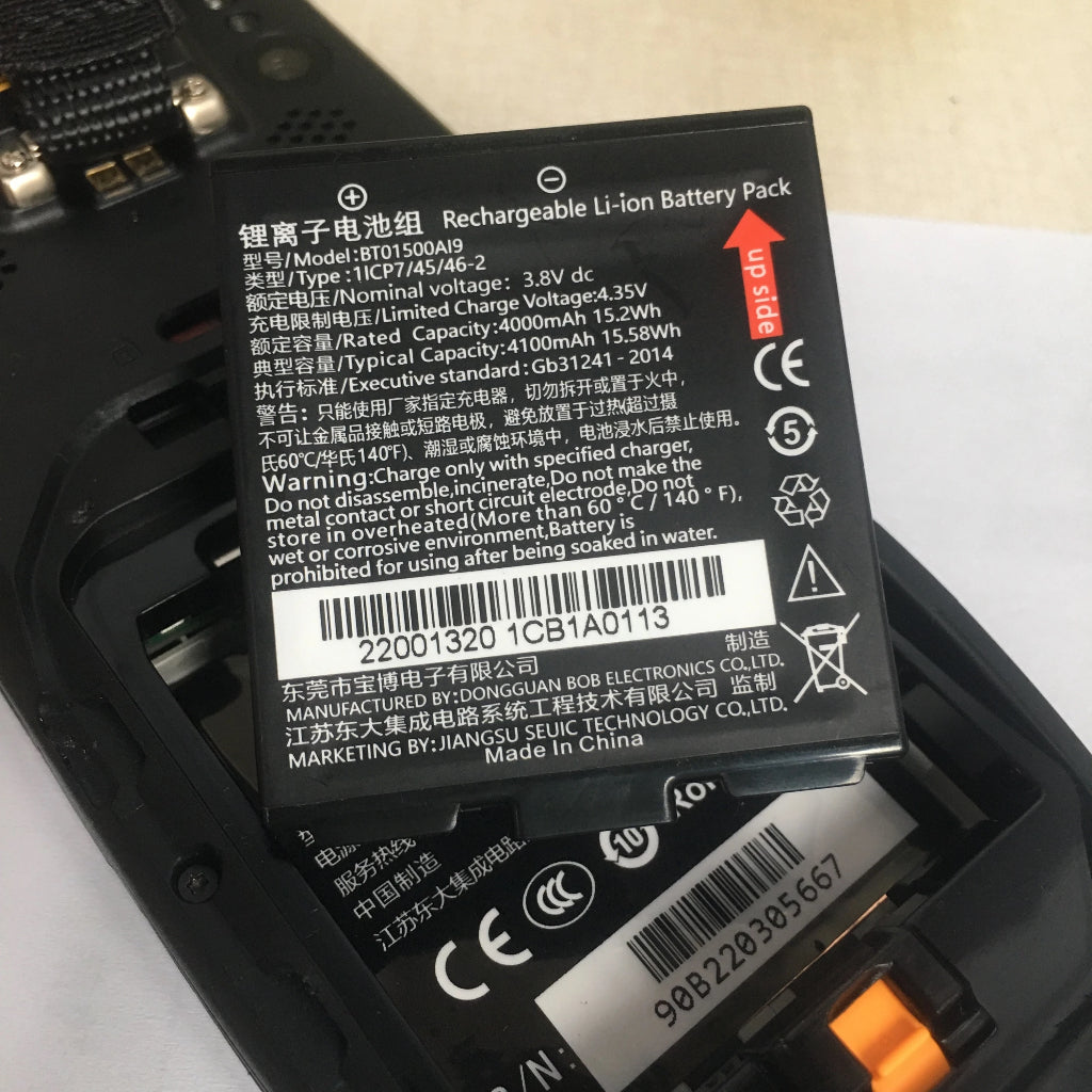 BT01500A19 Battery For OEM Seuic AutoID 9 4000mAh Barcode Scanner Reader Data Collector PDA Battery