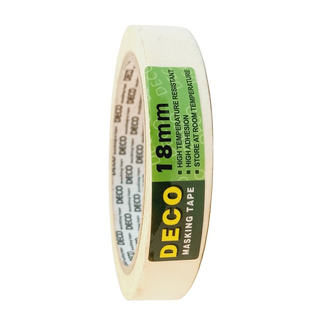 Deco Masking Tape 3/4" 3/4inches 18mm High Temperature Resistant Masking Tape High Adhesion Tape 3/4