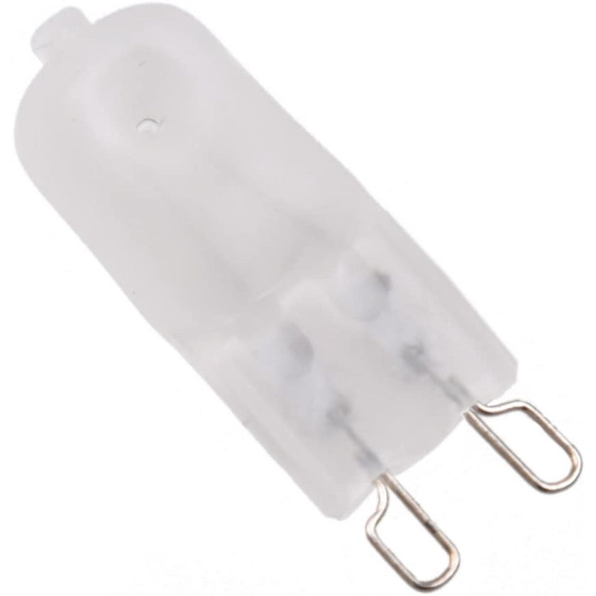 G9 40W 220V 230V Halogen Peanut Bulb Frosted Housing Light Bulb JCD Loop Pin Dimmable Energy Saving