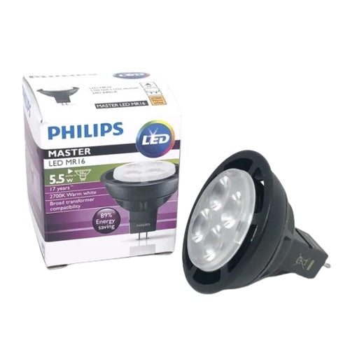 Philips Master Led Lamp MR16 12V 5.5W GU5.3 2700K Warm White Energy Saving Bulb LED Spotlight Lamp