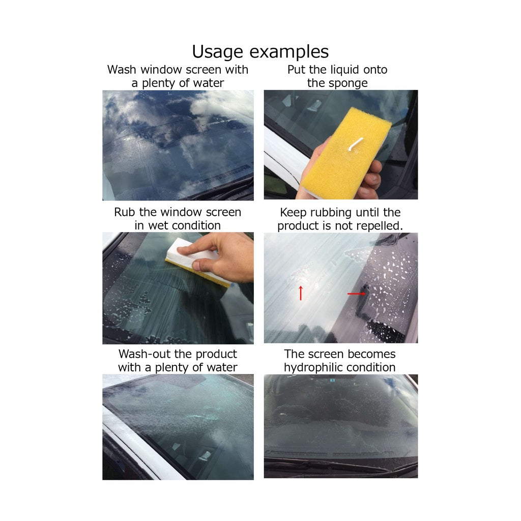 Prostaff Windshield Cleaner Yellow Bottle Abrasive 100g Automotive Glass Cleaner Water Spot Remover