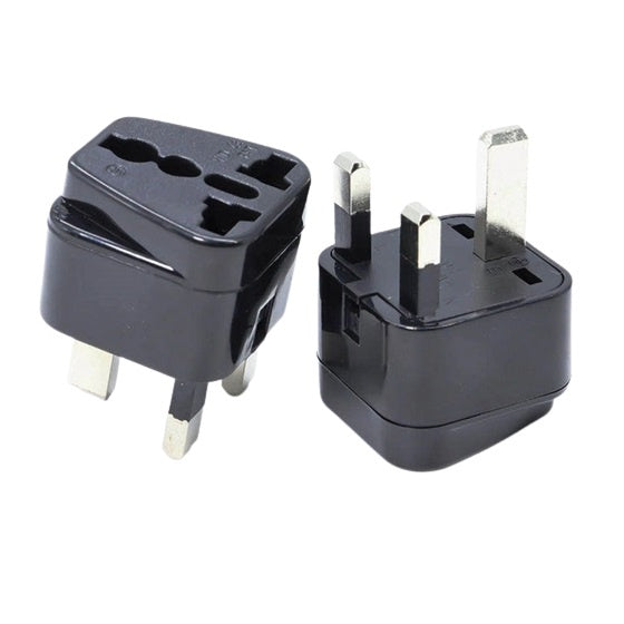 High Quality YD-7 (1pc) Black UK Universal Travel Adapter 13A 250V Universal Socket to 3-Pin UK Plug