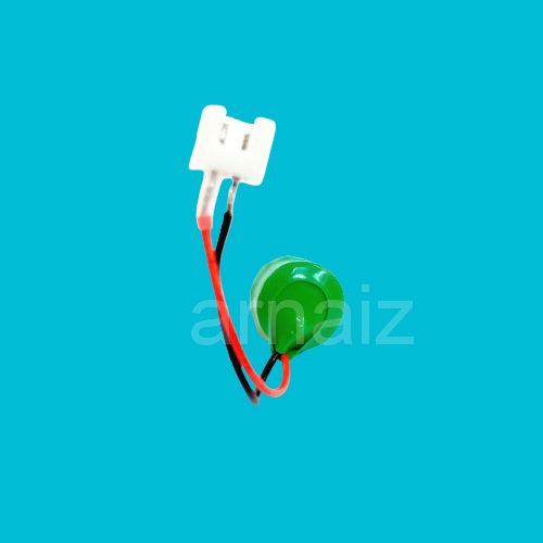 Battery for Camsco TB-370 TB370 Timer NIMH 2.4V 40mAh 2x Button Cells with Connector 24 Hour Timers