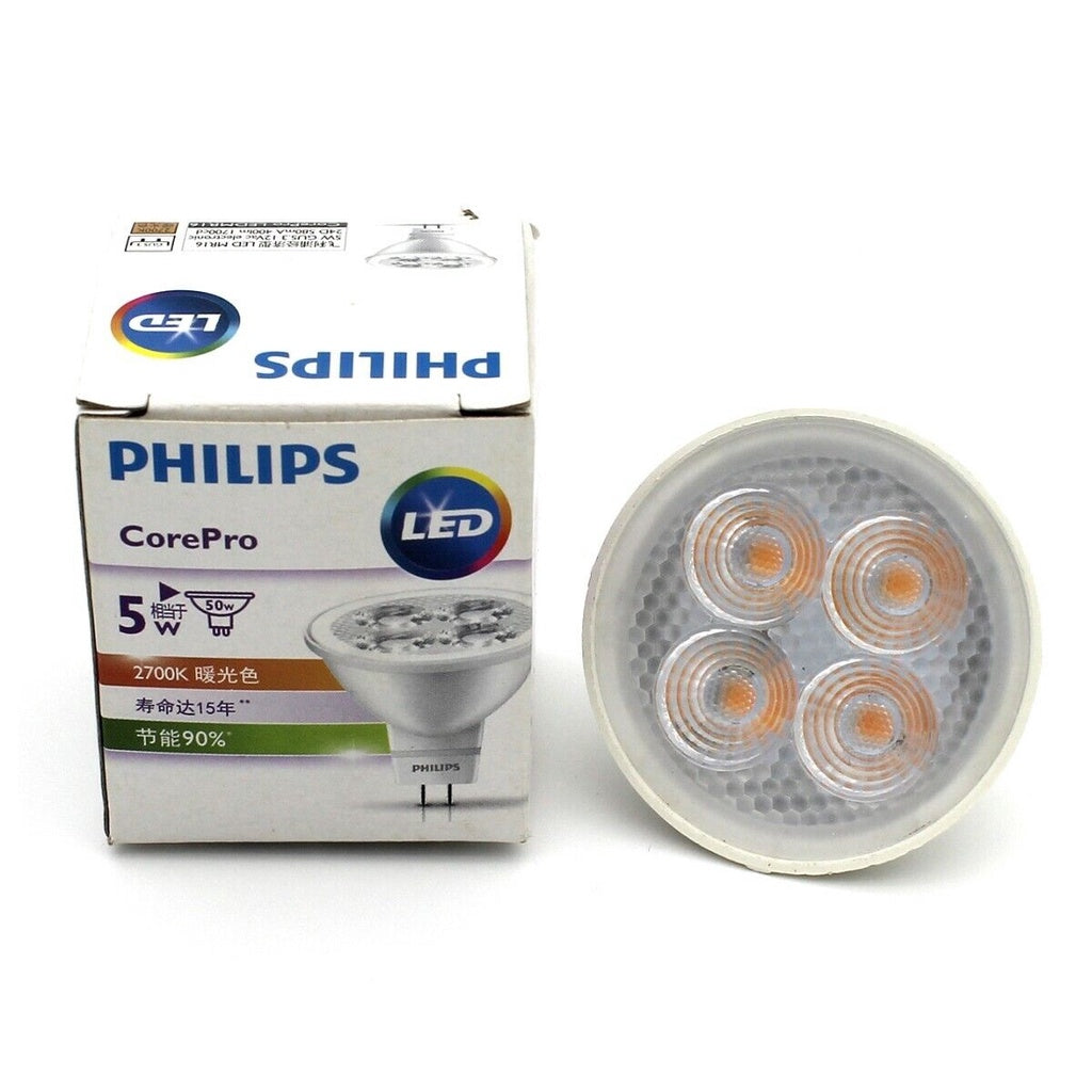 Philips CorePro MR16 LED 12V 5W 2700K 24D GU5.3 400lm Warm White Core Pro Led Bulb Led Lamp 5watts