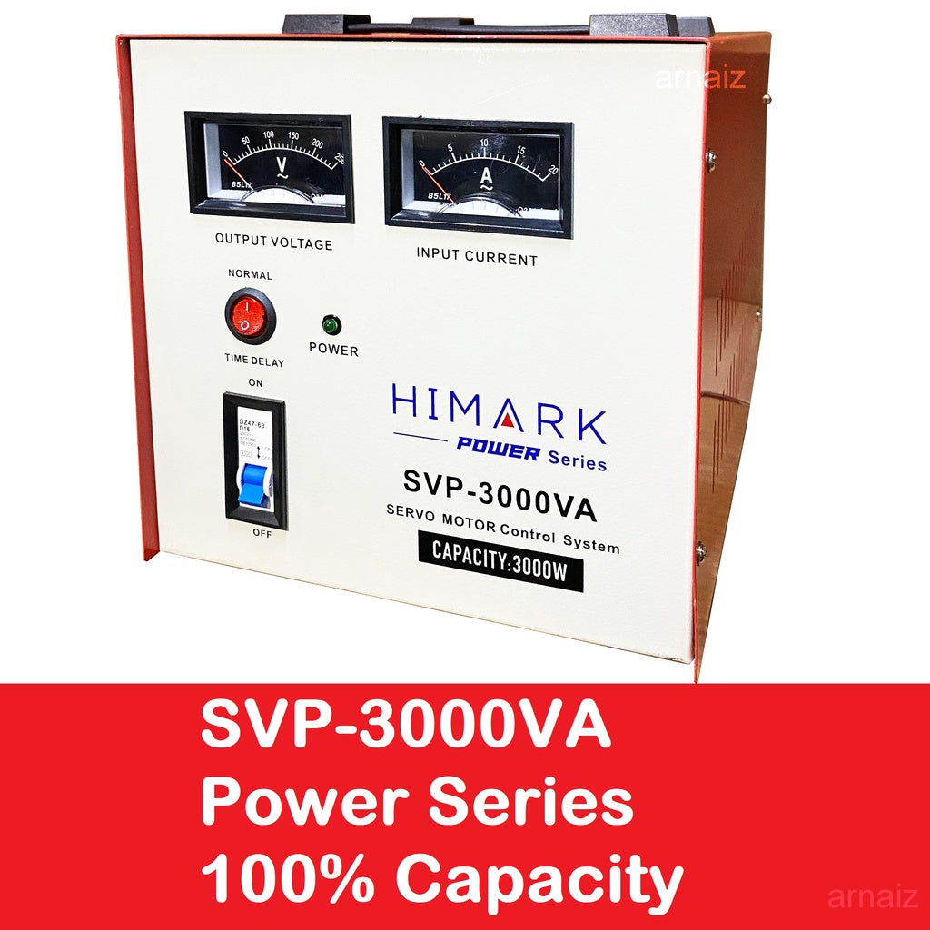 Himark 3000W AVR Automatic Voltage Regulator 3000VA Servo Motor Type 3KVA AVR Time Delay Power On