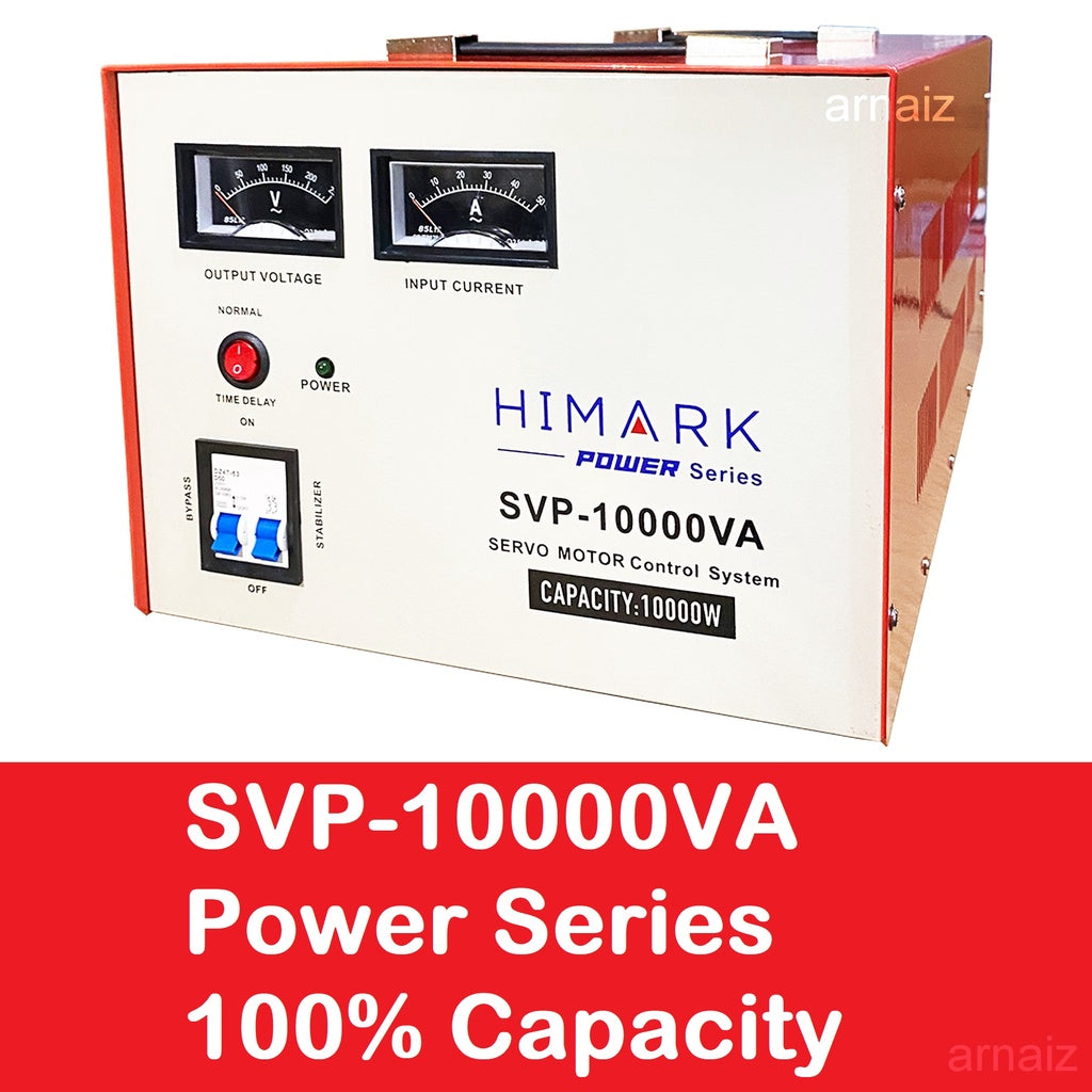 Himark 10000W AVR Automatic Voltage Regulator 10000VA Servo Motor Type 10KVA AVR Time Delay Power On