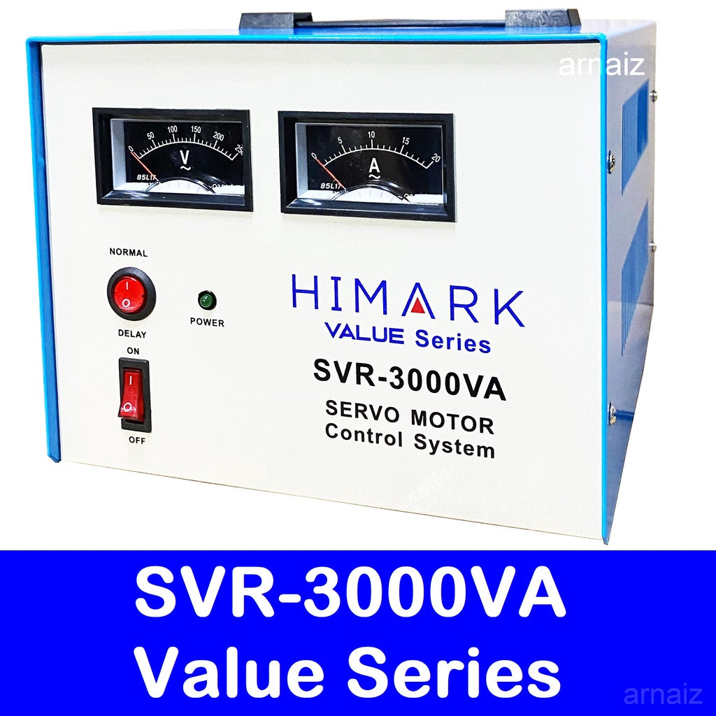 Himark 3000W AVR Automatic Voltage Regulator 3000VA Servo Motor Type 3KVA AVR Time Delay Power On