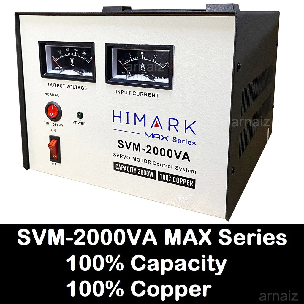 Himark 2000W AVR Automatic Voltage Regulator 2000VA Servo Motor Type 2KVA AVR Time Delay Power On