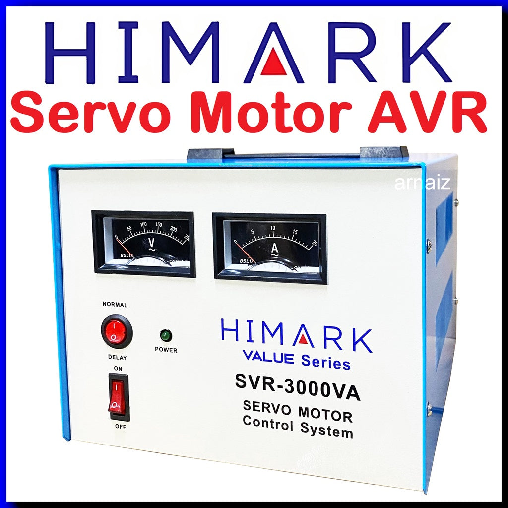 Himark 3000W AVR Automatic Voltage Regulator 3000VA Servo Motor Type 3KVA AVR Time Delay Power On
