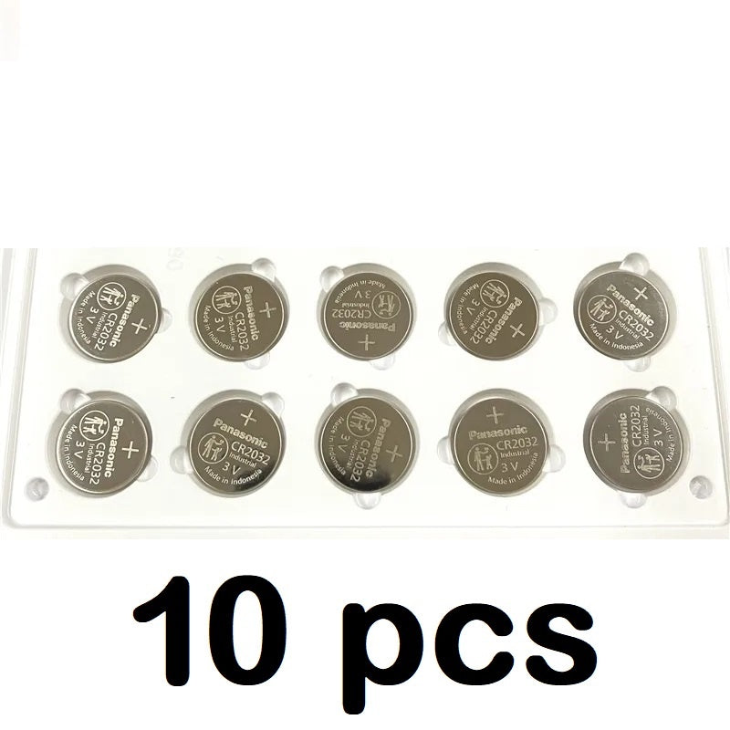 Panasonic CR2032 (5-20 pcs) Bulk Packing ECR2032 2032 Lithium Coin Cell Button Battery 3V 3 volts