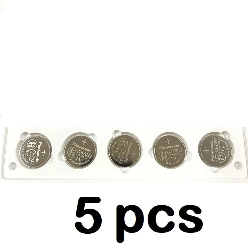 Panasonic CR2032 (5-20 pcs) Bulk Packing ECR2032 2032 Lithium Coin Cell Button Battery 3V 3 volts