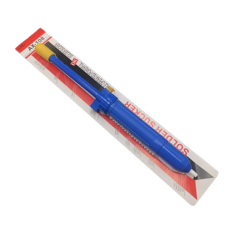 LQD Desoldering Pump Strong Tin Absorber Ax-108 Manual PVC Desoldering Soldering Tool Suction Tin
