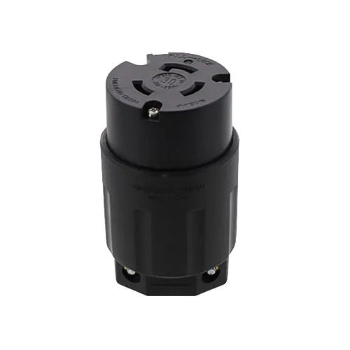 American Denki 3324N Locking Connector 30A 250V 3 Pole 3 Wire Rubber Housing