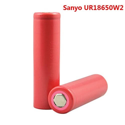 Sanyo UR1865ZM2 18650 3.6V LI-ION Battery Red 2420 / 2550 mAh UR1865 Zm2 Panasonic Rechargeable(1pc)