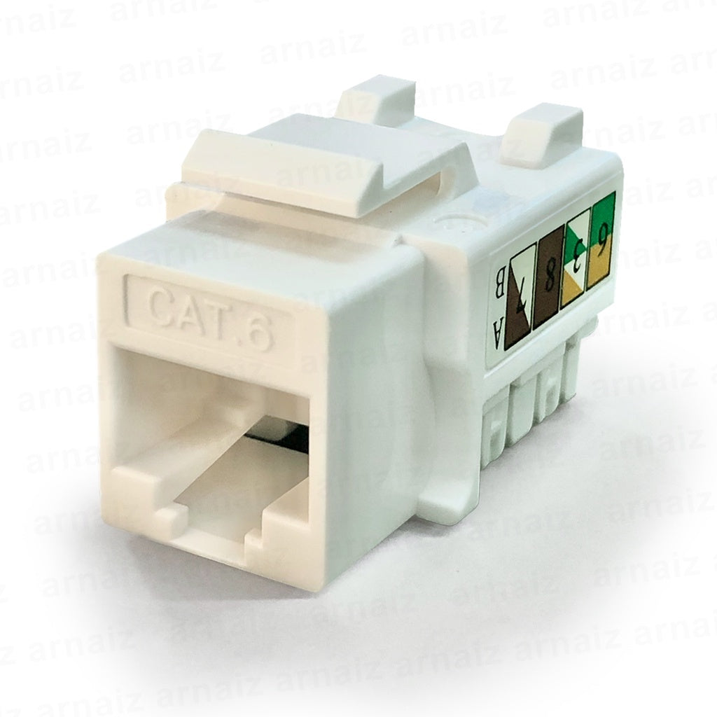 CAT6 RJ45 Keystone Jack Modular Jack Network Dual IDC RJ45 UTP Cat6 Jack Module Information Outlet