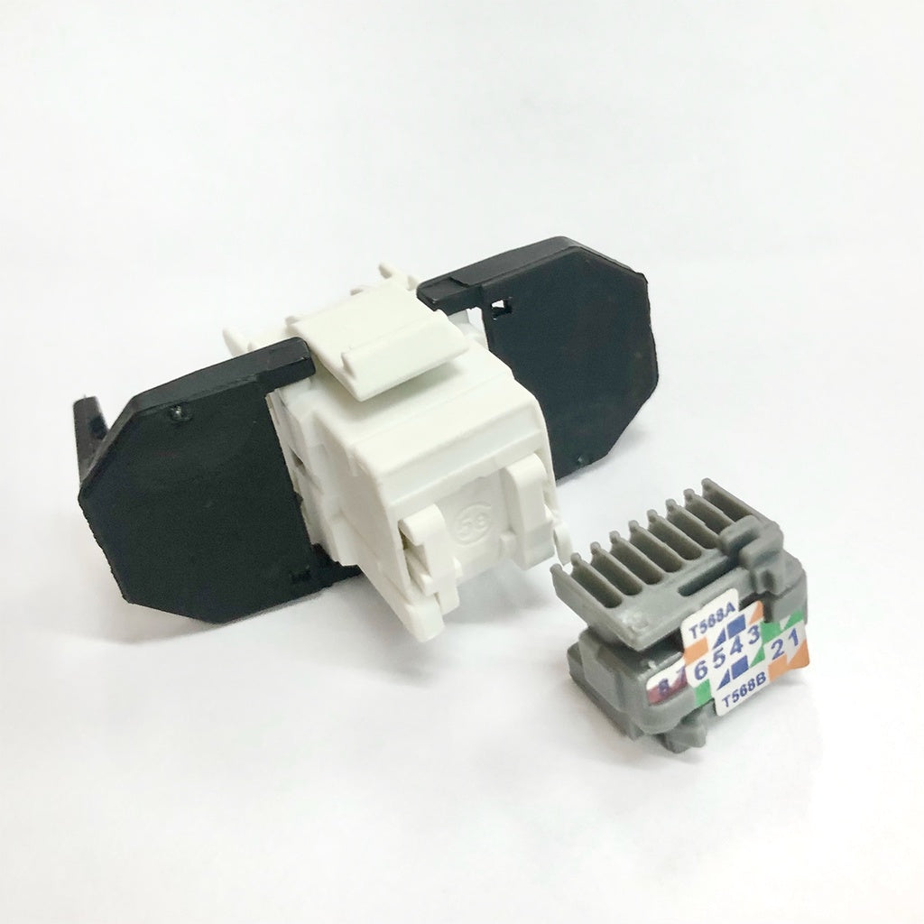 CAT5e RJ45 Keystone Jack UTP Key stone M-45-5 Shuttered Cat 5e UTP Tool less RJ45 3M Volition Style