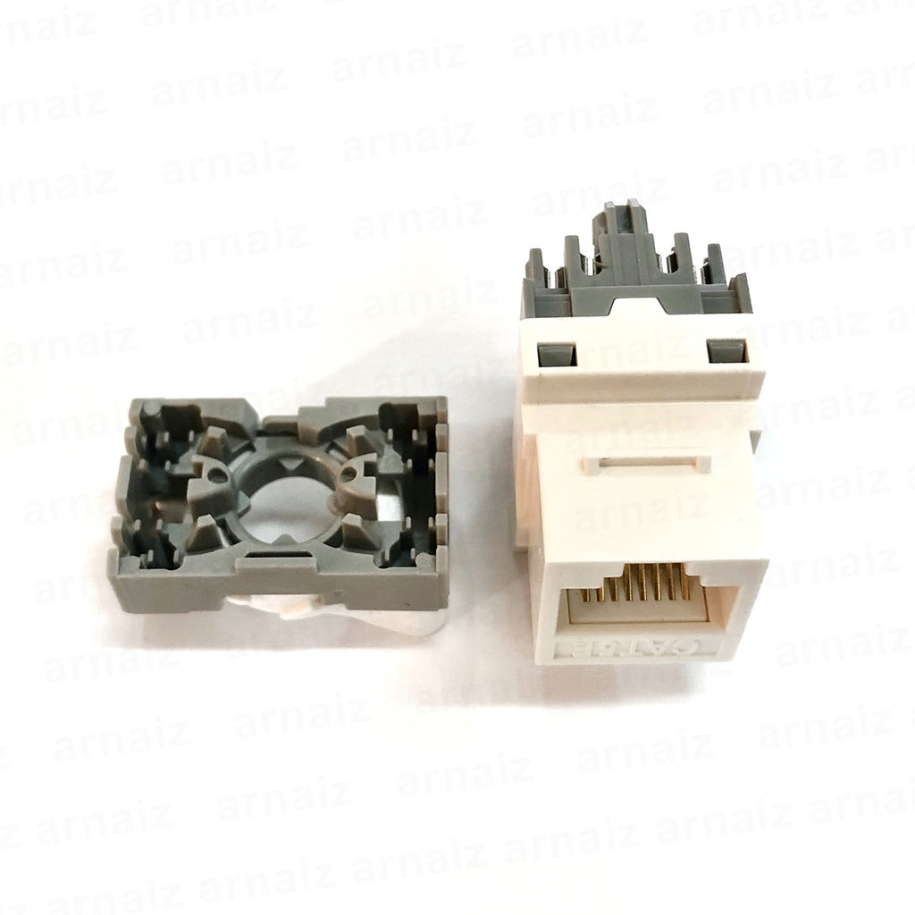 CAT5E IO Keystone Tool Less Tool Free Jack Connector Module RJ45 UTP Modular Jack Information Outlet