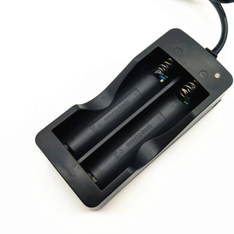 Dual Slot Battery Charger for 18650 Battery 3.7V 4.2V 2 Slots Rechargeable Li-ion Batteries Charger