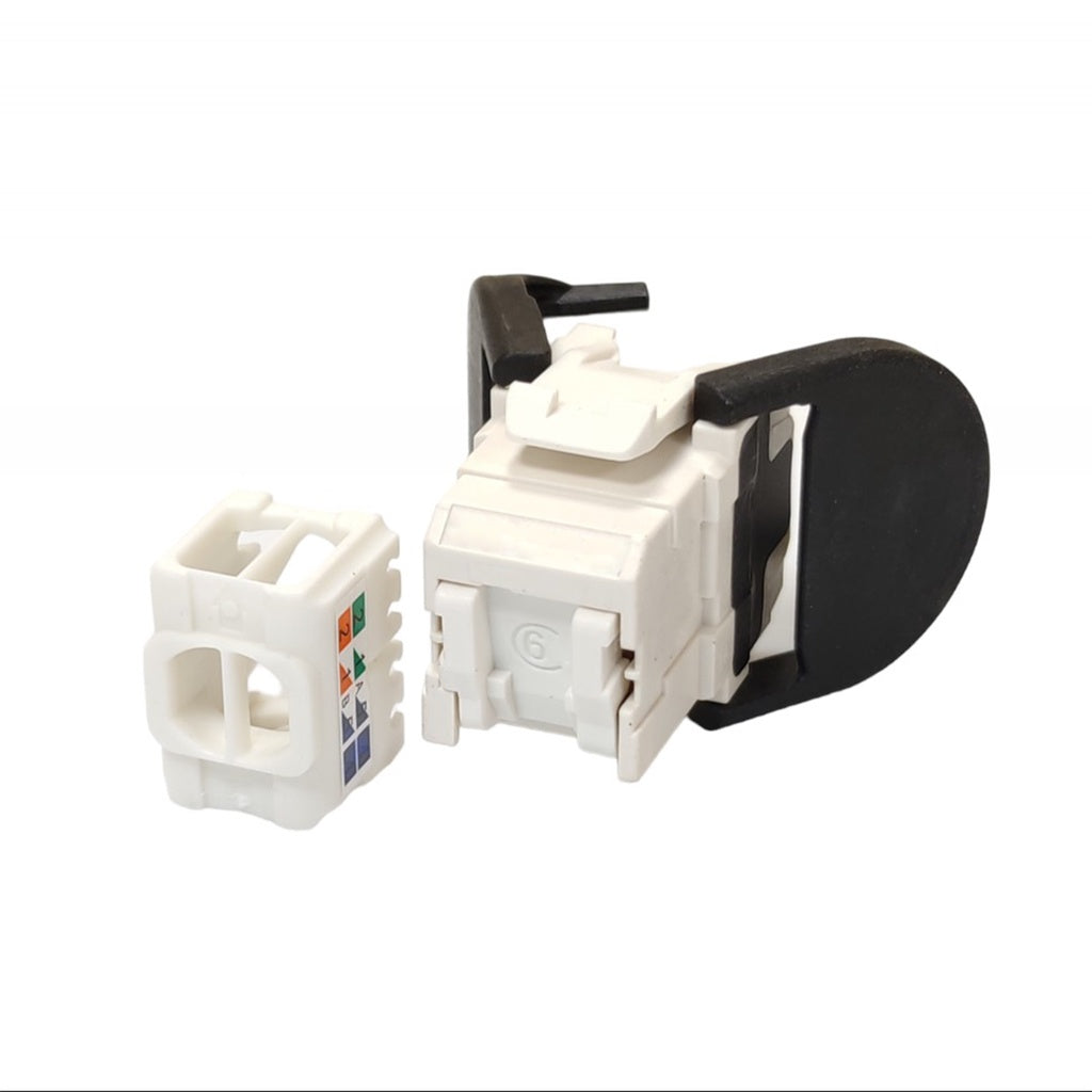 CAT6 RJ45 Keystone Jack UTP Key stone M-45-5 Shuttered Cat 6 UTP Tool less RJ45 3M Volition Style