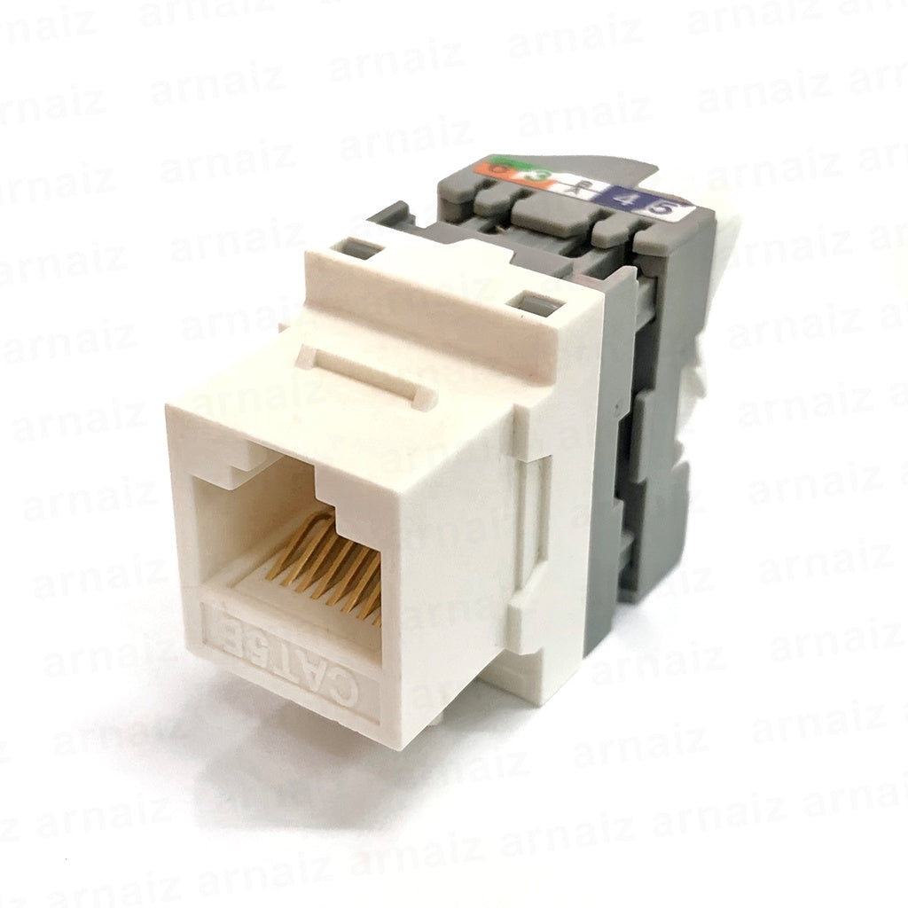 CAT5E IO Keystone Tool Less Tool Free Jack Connector Module RJ45 UTP Modular Jack Information Outlet