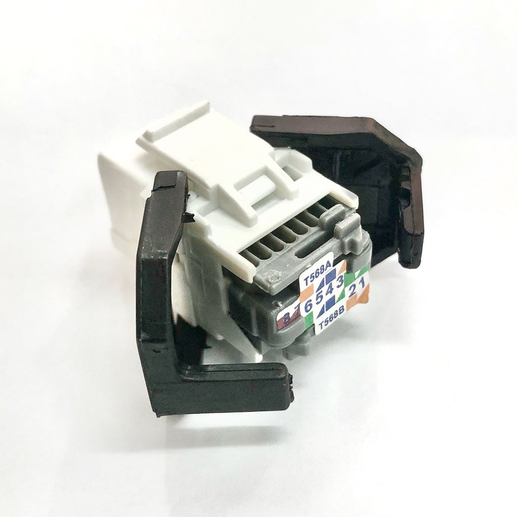 CAT5e RJ45 Keystone Jack UTP Key stone M-45-5 Shuttered Cat 5e UTP Tool less RJ45 3M Volition Style