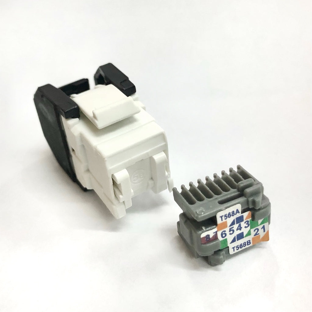 CAT5e RJ45 Keystone Jack UTP Key stone M-45-5 Shuttered Cat 5e UTP Tool less RJ45 3M Volition Style