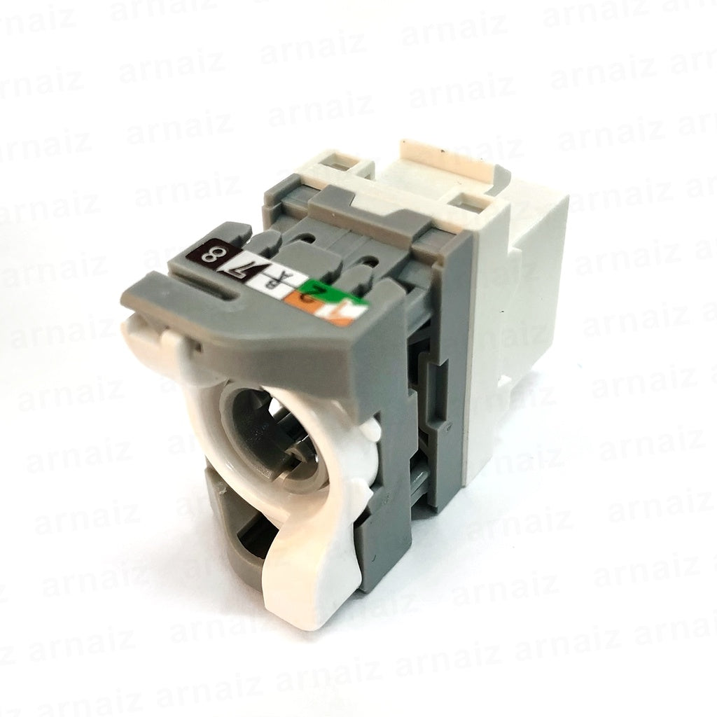 CAT5E IO Keystone Tool Less Tool Free Jack Connector Module RJ45 UTP Modular Jack Information Outlet