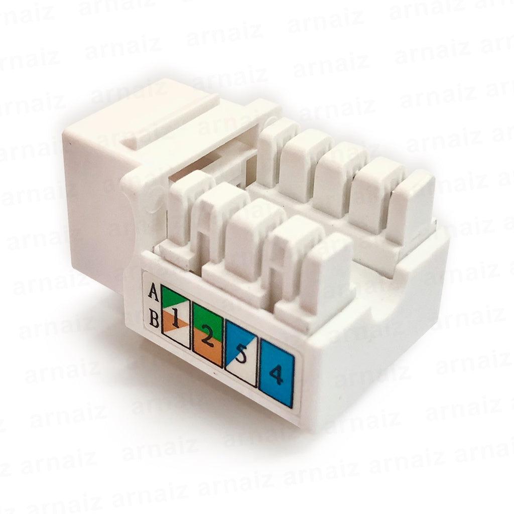CAT5E RJ45 Keystone Jack Modular Jack Network Dual IDC RJ45 UTP Cat5e Jack Module Information Outlet
