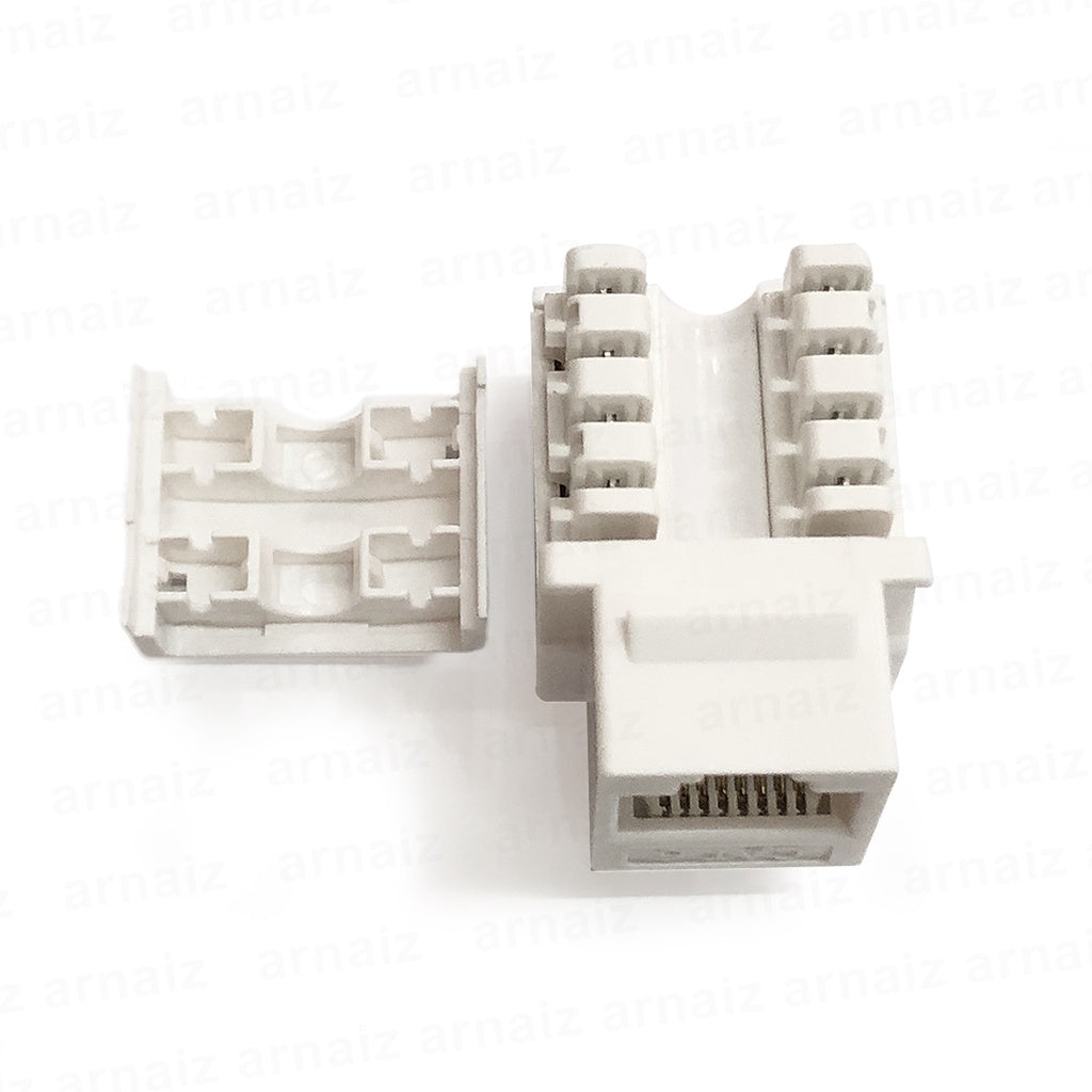 CAT5E RJ45 Keystone Jack Modular Jack Network Dual IDC RJ45 UTP Cat5e Jack Module Information Outlet