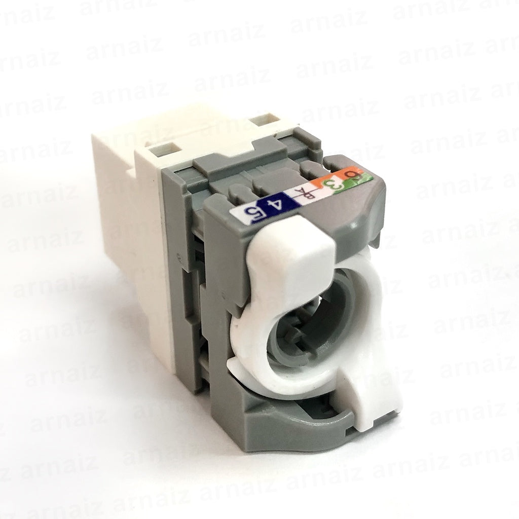 CAT5E IO Keystone Tool Less Tool Free Jack Connector Module RJ45 UTP Modular Jack Information Outlet