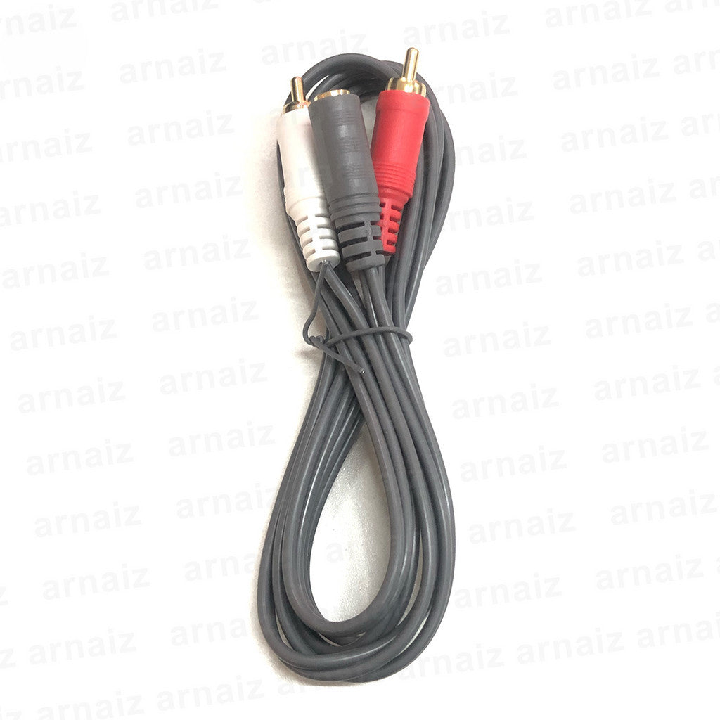 LQD XLA-238DJ 2 RCA Plugs to 3.5mm Baby Stereo Jack Digital Audio Cable 1.5 meters CD MP3 Player