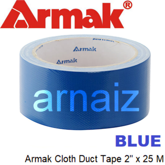 Armak Cloth Duct Tape - Blue Mesh Duck Tape 2 inch x 82 feet or 48 mm x 25 meter