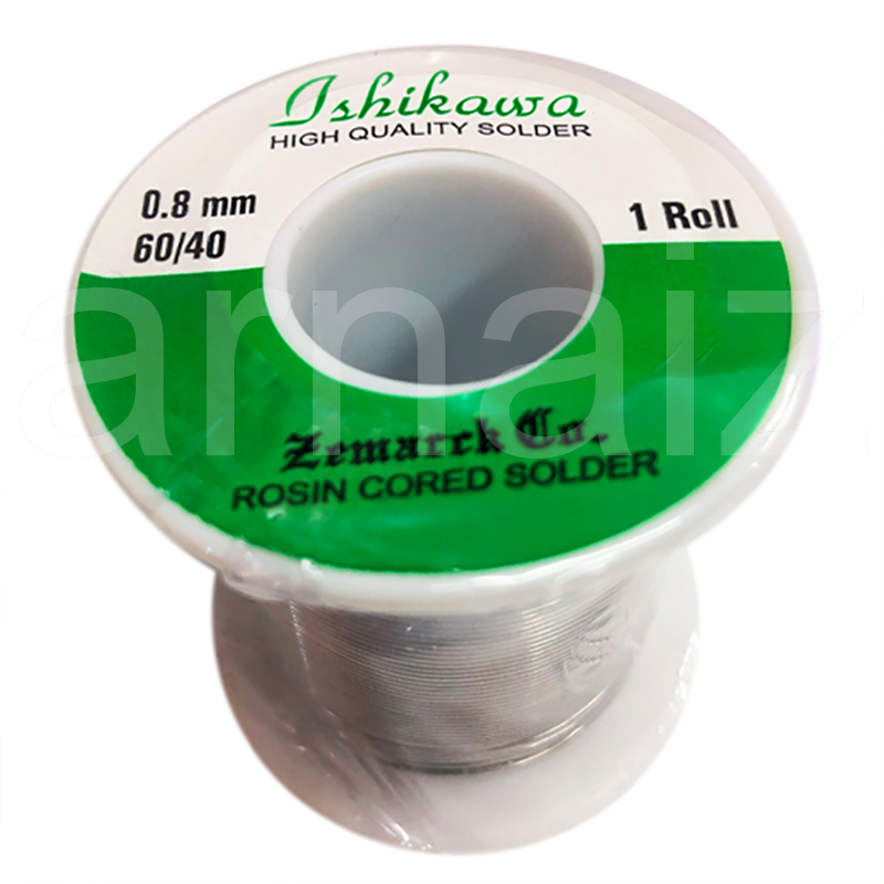 Ishikawa Soldering Lead 0.8mm QUICK MELT 60/40 Tin Lead Rosin Core Solder Soldering Ichikawa Welding