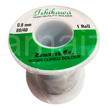 Ishikawa Soldering Lead 0.8mm QUICK MELT 60/40 Tin Lead Rosin Core Solder Soldering Ichikawa Welding