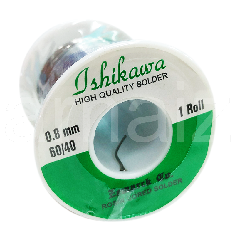 Ishikawa Soldering Lead 0.8mm QUICK MELT 60/40 Tin Lead Rosin Core Solder Soldering Ichikawa Welding