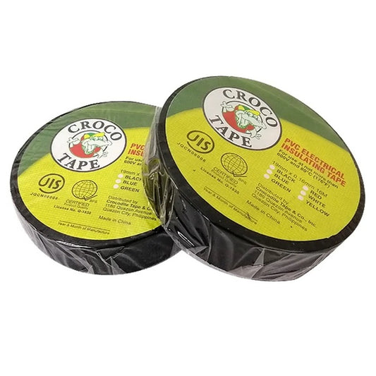 Crocodile Electrical Tape Big Croco PVC Insulating Flame Retardant Electrical Tape 0.16mm x 19mm x 16M