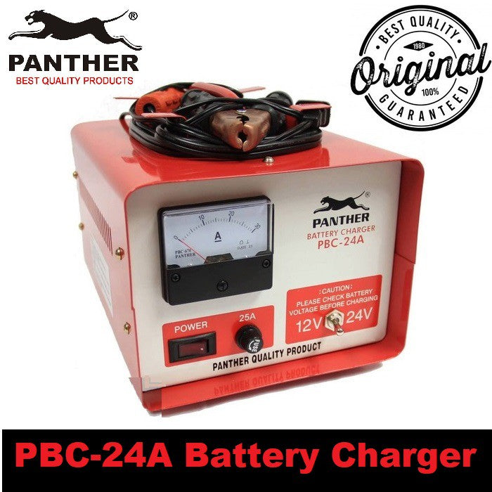 Panther Battery Charger 12V 24V 24 Ampere for Car Battery charger PBC24A PBC-24A PBC 24A