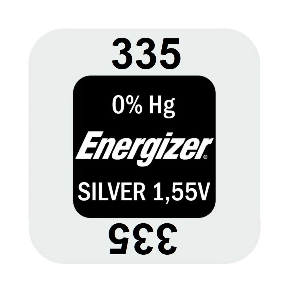 Energizer 335 SR512 (1pc) 1.55v Silver Oxide Button Cell Battery Mercury Free V335 SR512SW RW335 622