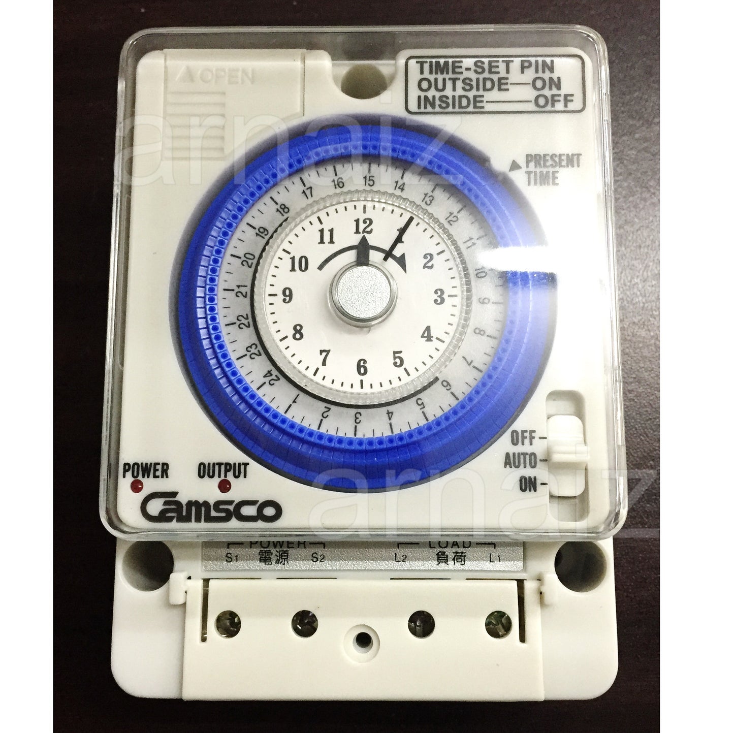 Camsco TB-35N Non Power Failure 24 Hours Timer Time Switch 15A