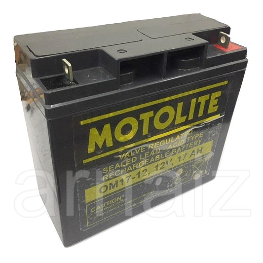 Motolite 12v 17Ah SLA Rechargeable Battery OM17-12 Valve Regulated Sealed Lead