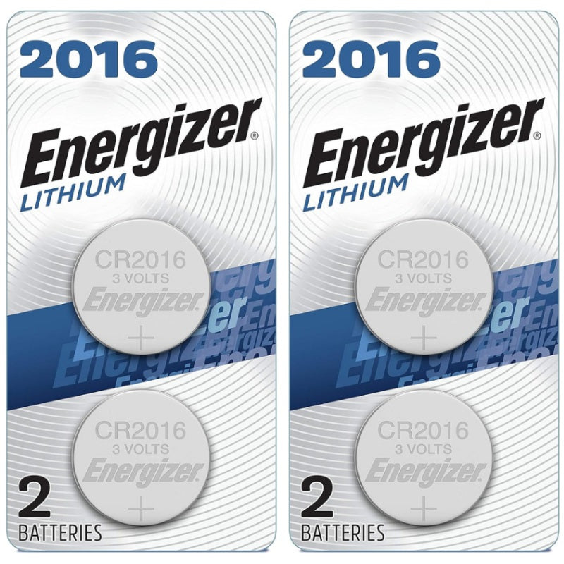 Energizer CR2016 (4 pcs) 3V Lithium Coin Cell Button Battery CR-2016 Original  CR 2016 Batteries