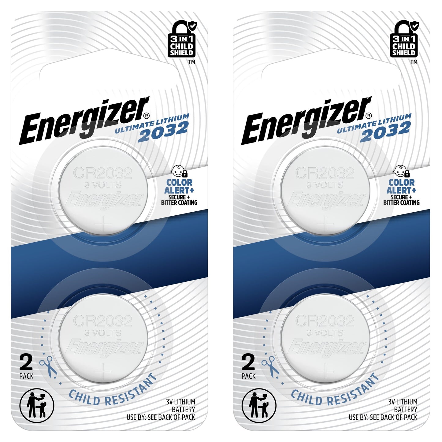 Energizer CR2032 (4 pcs) CR 2032 Battery Coin Cell Button 3V Lithium Batteries CMOS PC Desk Lap top
