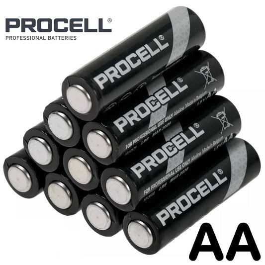 Duracell Procell AA (2-10pcs) Alkaline Battery MN1500 1.5V LR6 Batteries Loose Bulk Pack