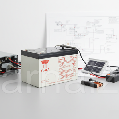 Yuasa Battery 12V 12Ah 20hr 12 Volts 12 Ampere NP12-12 Battery