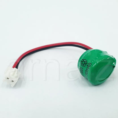 Battery for Camsco and Panasonic Timers NIMH 2.4V 80mAh 2x Button Cells with Connector 24 Hour Timer