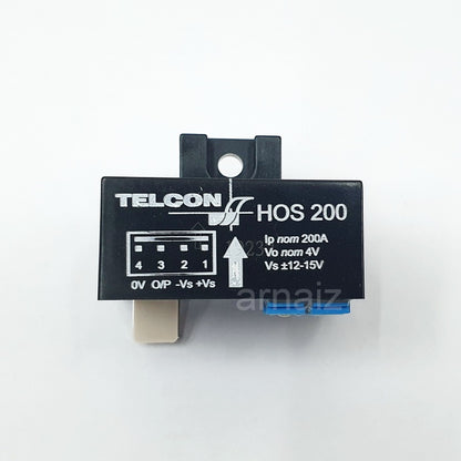 Telcon HOS200 Current Transformer HOS-200 Ip nom 200A Vo nom 4V Vs +- 12 - 15V