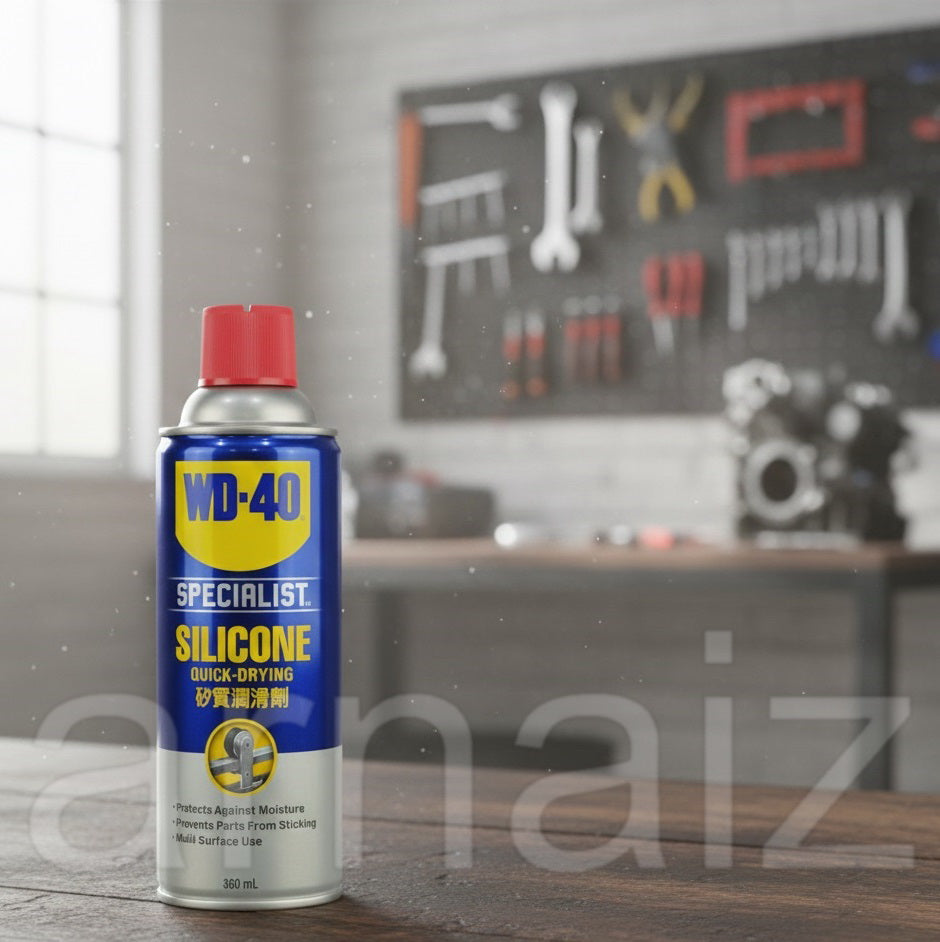 WD-40 Specialist High Performance Silicone Lubricant 360ml WD40 Quick Drying Silicon Lube Lubricants