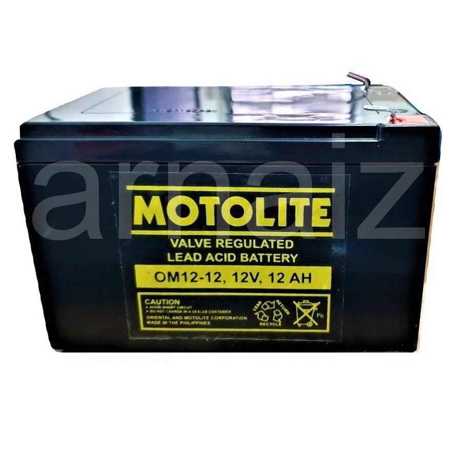 Battery 48V 12Ah Compatible with 48V 16Ah 4 pcs of 12v 12Ah Motolite brand OM12-12