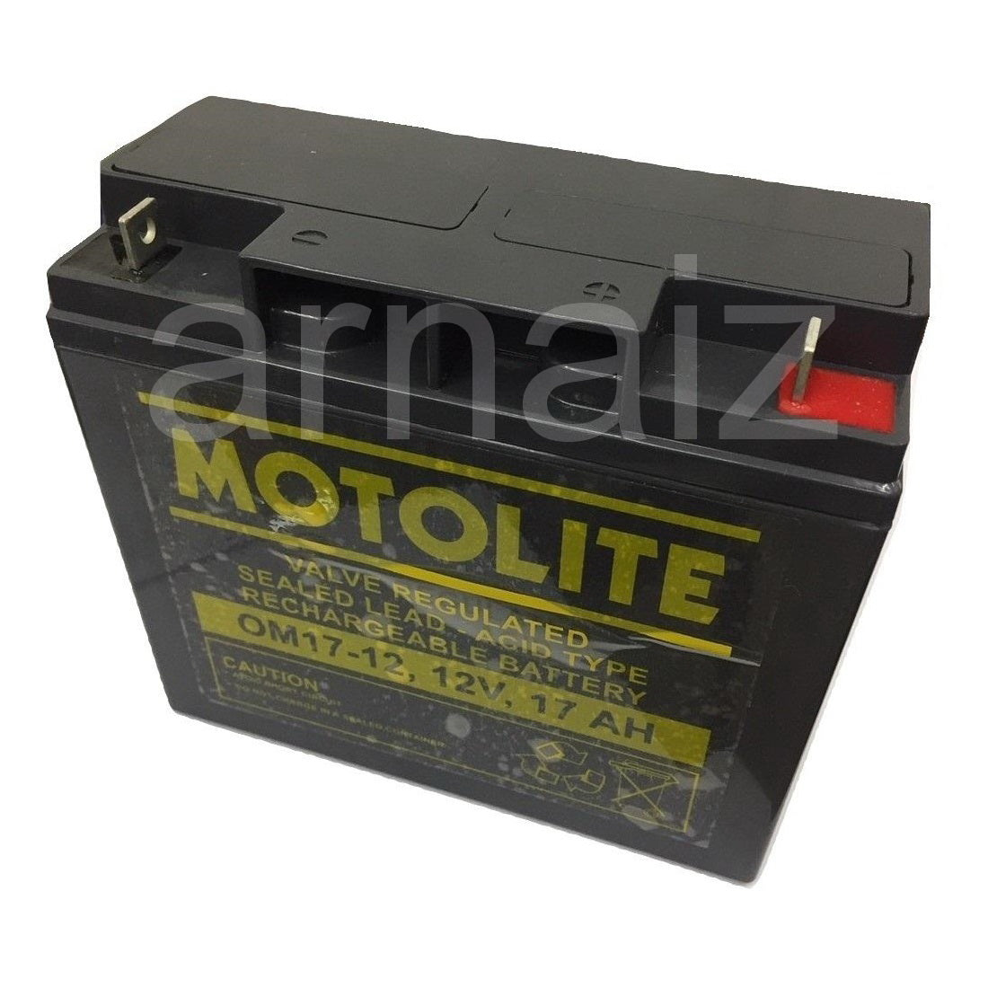 Motolite 12v 17Ah SLA Rechargeable Battery OM17-12 Valve Regulated Sealed Lead